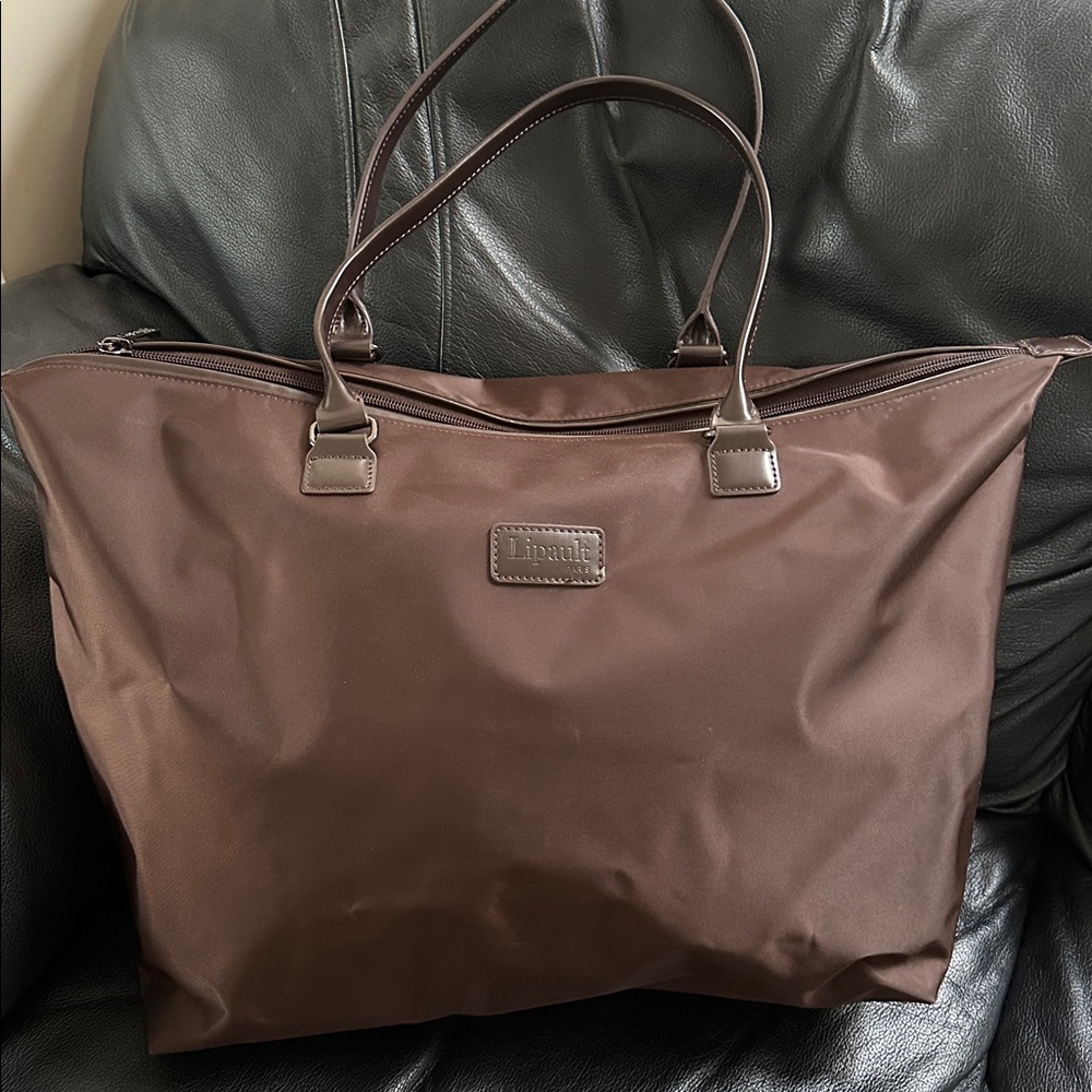 Lipault Brown Tote Bag